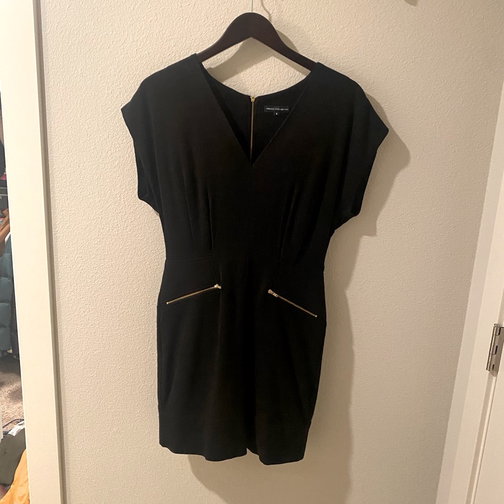 French Connection mini black dress
